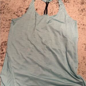 Women's Light Blue Racerback Tank Top